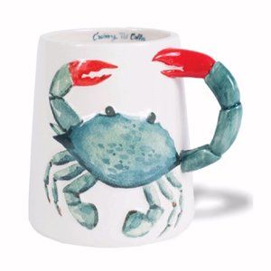 Crab Claw Coffee Soup Mug - NEW Fast Ship